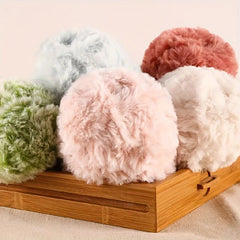 3pcs Soft Thick Mink Fur Faux Fur Yarn Eyelash Yarn For Crochet DIY Crafts
