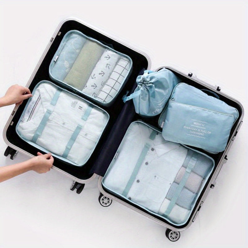 6 Pcs Travel Storage Bag Dustproof Lightweight Foldable Versatile Outdoor Bag