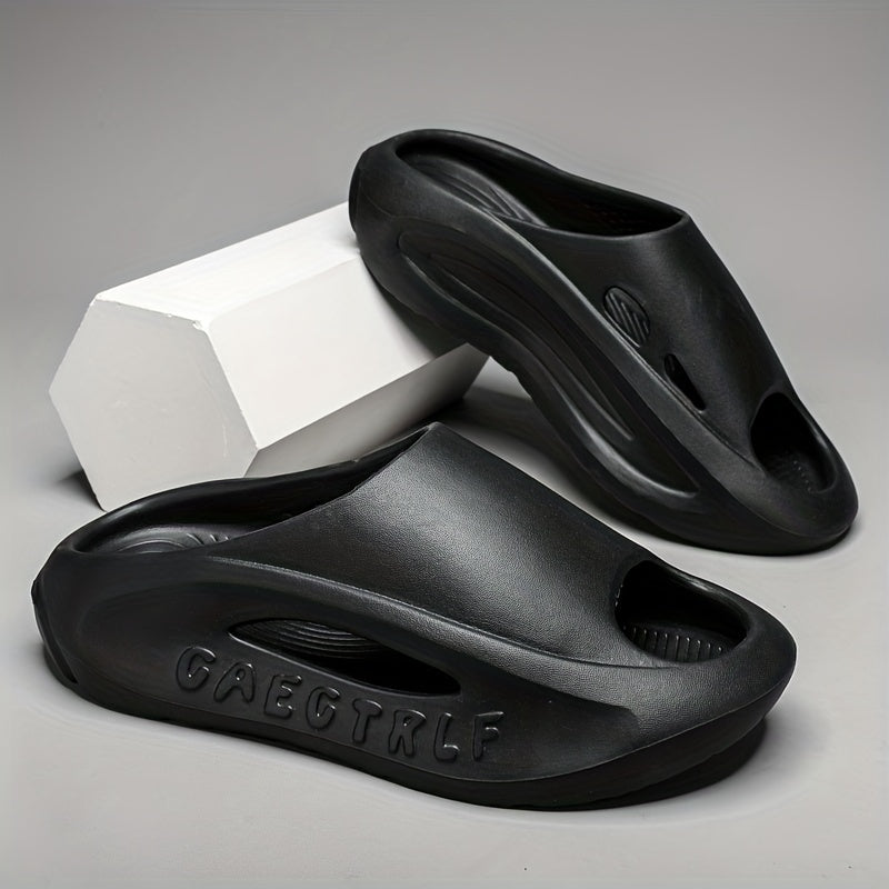 Men's Non Slip Platform Slides Soft Sole Cloud Slides Indoor Outdoor