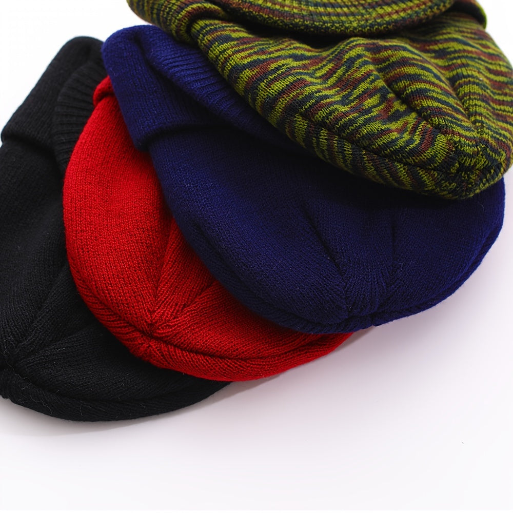 Beanie Knit Hat Winter Warmth Ear Protection