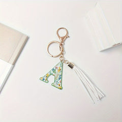 English Alphabet Keychain Pendant for Keys Backpacks Wallets