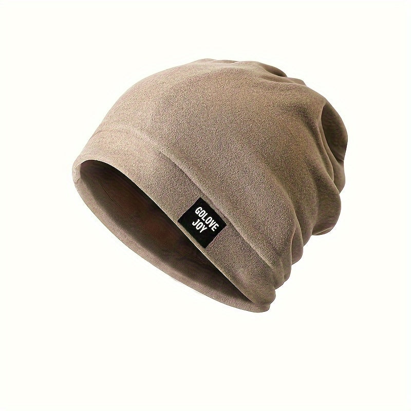 Men's Windproof Slouch Hat Outdoor Cycling Ear Protection Beanie