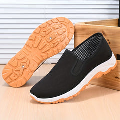 Men's Slip-on Sneakers Casual Walking Shoes Comfy and Breathable Loafers