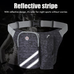 Outdoor Sports Fanny Pack Waterproof Bag Gray
