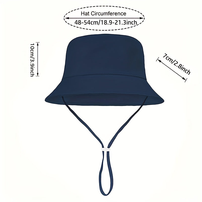 Fisherman's Hat Sun Protection Bucket Hat Outdoor Travel Beach Boys Girls