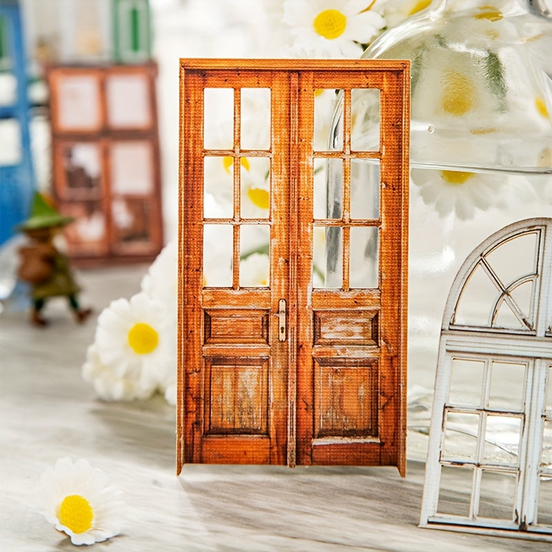 10pcs Window Sills Stickers European Door Secret Series