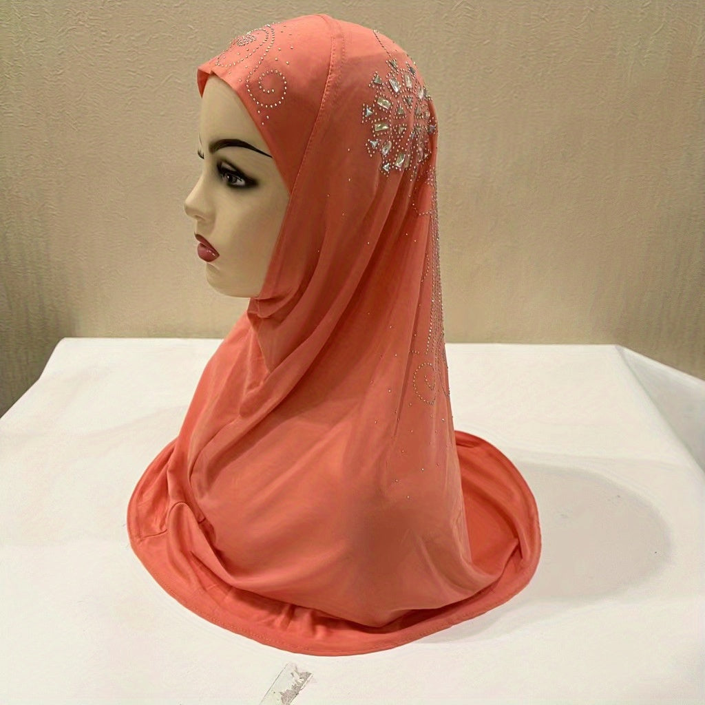 Girls Gauze Bandana Side Hijab Headscarf For All Seasons