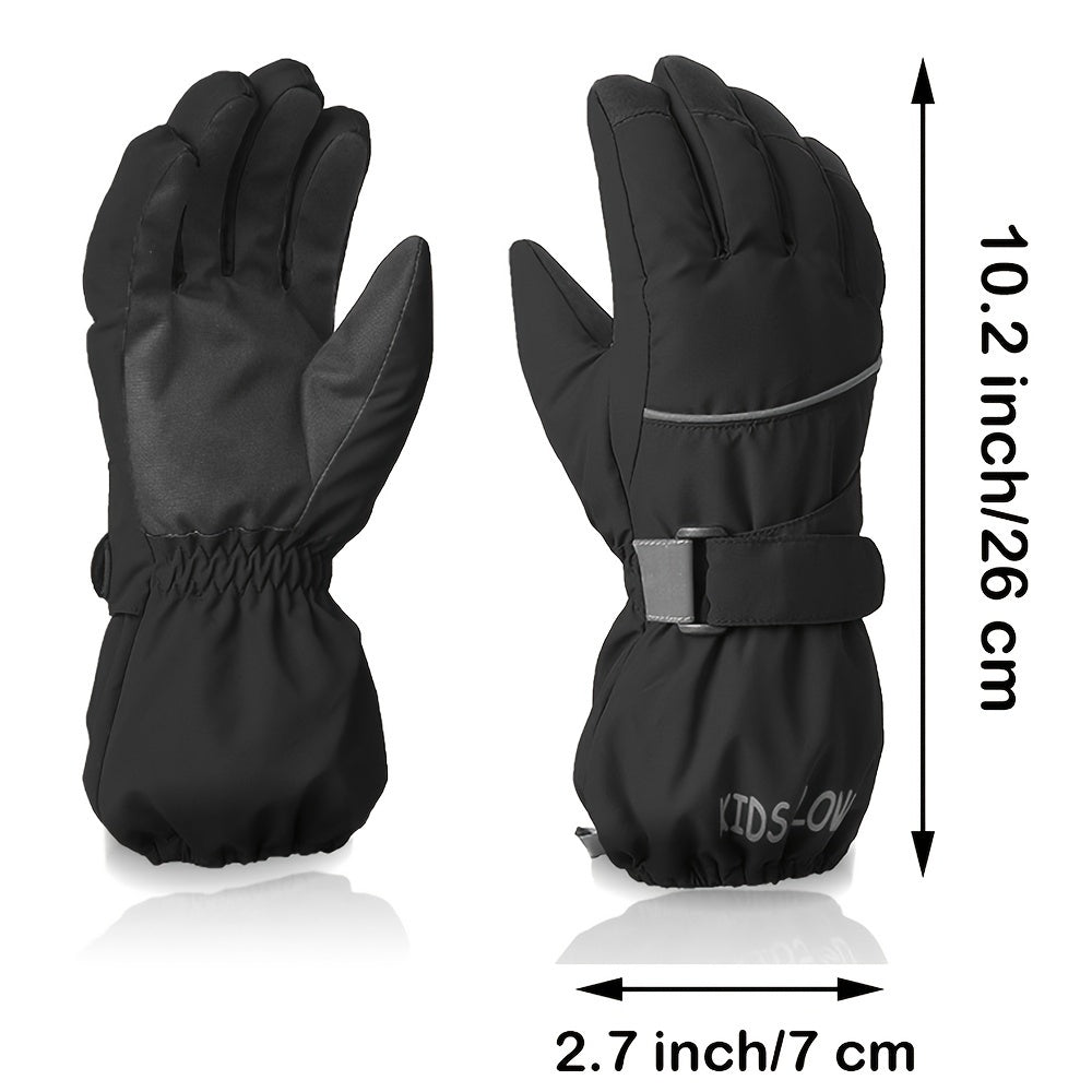 Winter Warm Gloves Waterproof Snow Gloves for Outdoor Sports Skiing