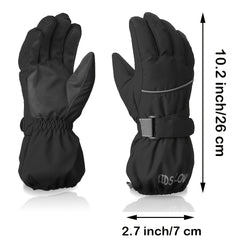 Winter Warm Gloves Waterproof Snow Gloves for Outdoor Sports Skiing
