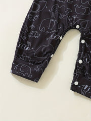 Baby Boys Gift Soft Loungewear Set Long Sleeve Rompers 3pcs