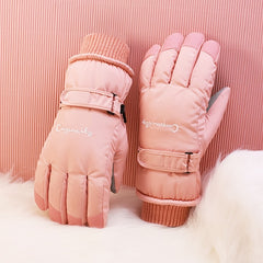 Touch Screen Skiing Gloves Warm Windproof Waterproof Sports Gloves