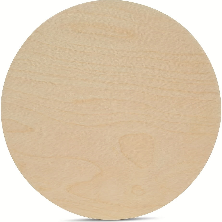 2pcs 18in Wooden Circles 2 7mm Thick Round Wood Discs For Painting Dyeing