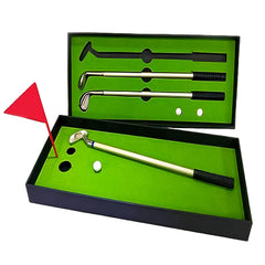 Golf Pen Set Mini Desktop Golf Ball Pen Gift For Desk Games Office & School