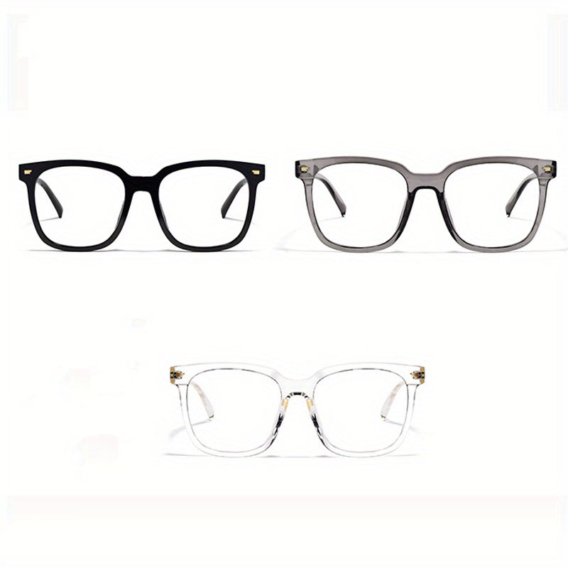 3Pcs Light Blocking Glasses Oversized Grey