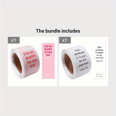 100pcs Thank You Sticker Seal Labels for Small Business Gift Decor
