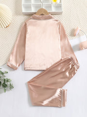 2pcs Girls Pajamas Homewear Set