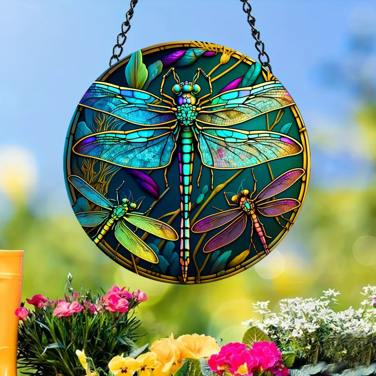 Dragonfly Window Hanging for Magical Home Decor