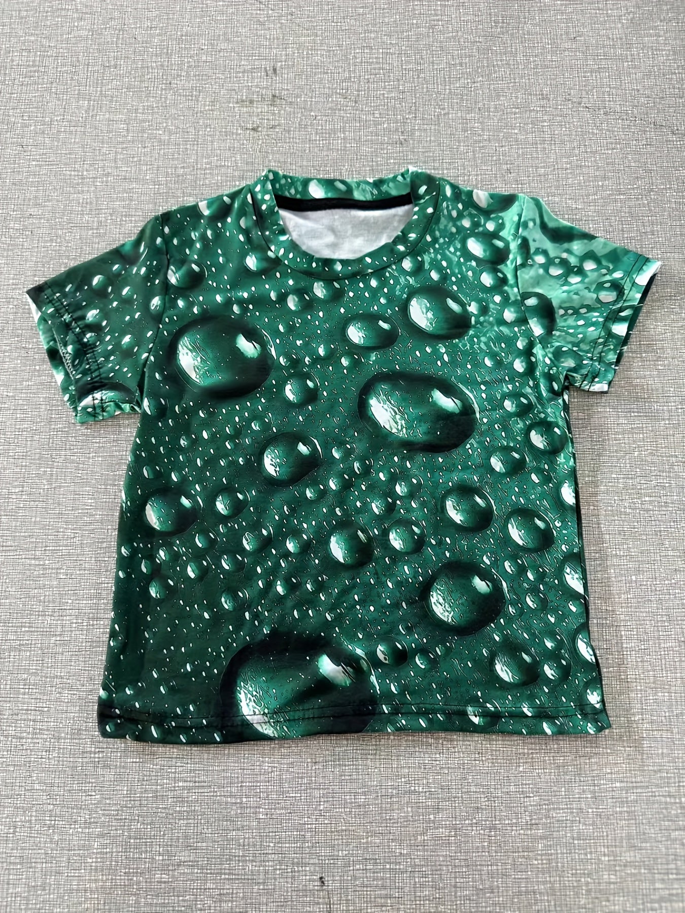 Kids Water Drop Graphic T-shirt Hip Hop Street Wear