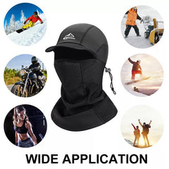 Windproof Ski Balaclava Face Mask Peaked Cap Winter Thermal Cycling Hat