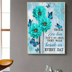 Canvas Flower Pattern Poster Print for Home Wall Decoration