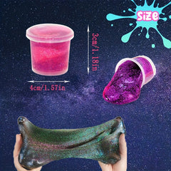 Stretchable Galaxy Slime Gift Bag Filler for Girls and Boys Party