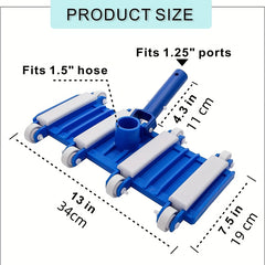 Durable Pool Vacuum Head with Wheels for Swimming Pool Cleaning