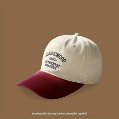 Embroidered Men's Baseball Cap Soft Top Sunscreen Hat