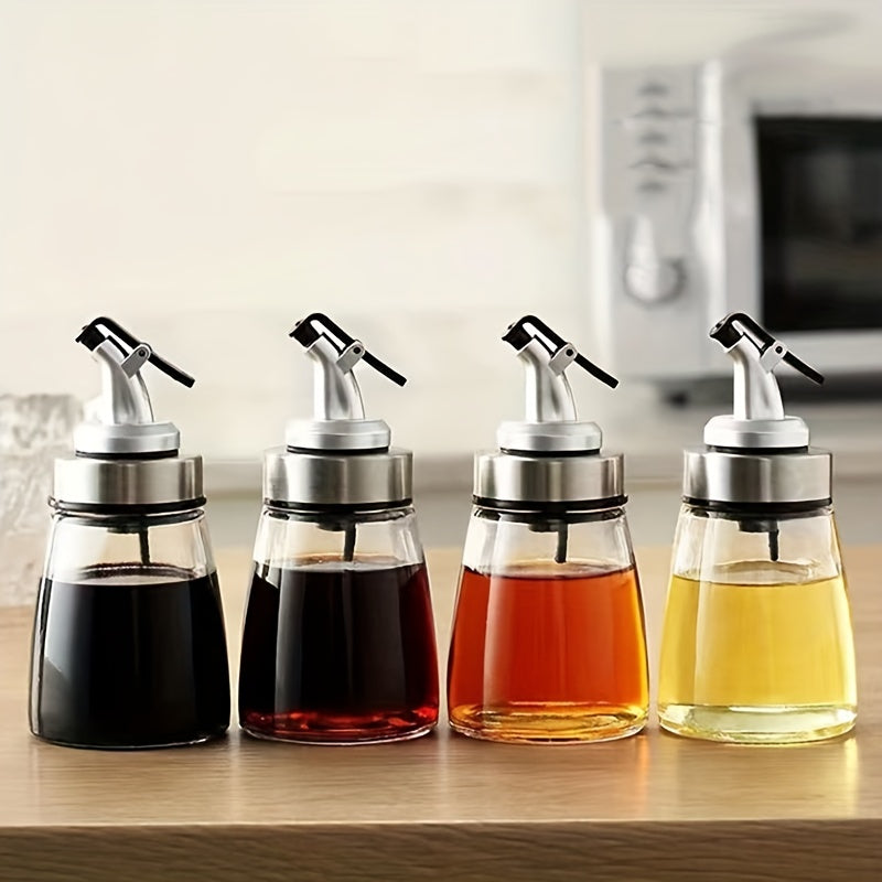 Glass Bottle Leak-proof Dispenser Kitchen Seasoning Storage