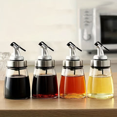 Glass Bottle Leak-proof Dispenser Kitchen Seasoning Storage