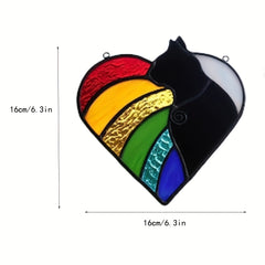 Rainbow Pet Sun Catcher Home Acrylic Ornament Window Hanging Decoration