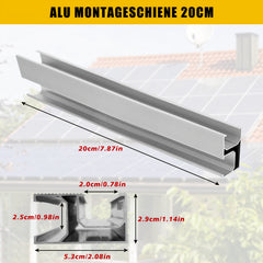 Solar Bracket Brick Roof Mounting Kit Extended Photovoltaic Mounting Rail