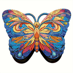 Butterfly Shape Wooden Box Retro Cosmetics Storage Box