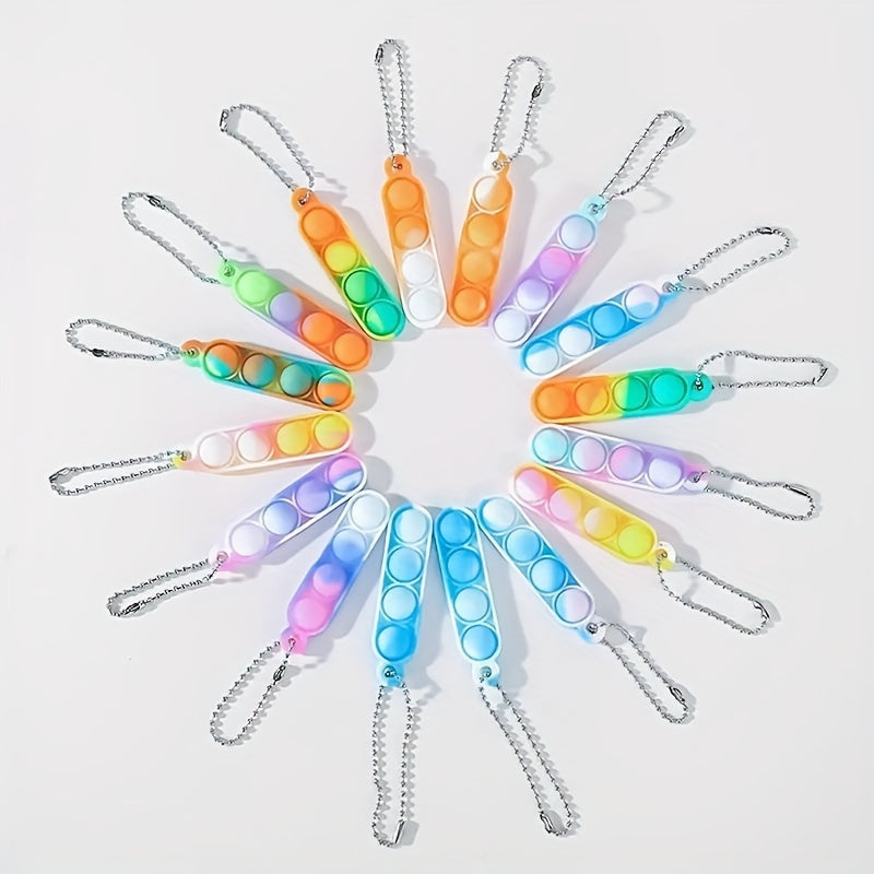 40pcs Random Fingertip Toy Keychain Party Favors Classroom Prizes Gift