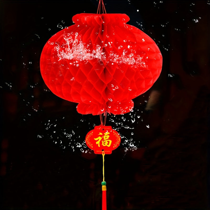 10pcs Honeycomb Small Lantern Wedding Arrangement Outdoor Waterproof Lantern