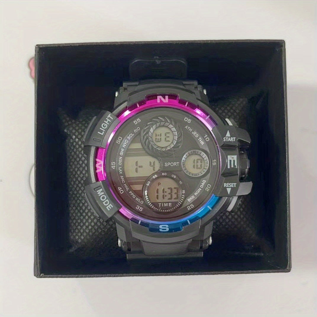 Boys Luminous Electronic Watch Multifunctional Decorative Gift