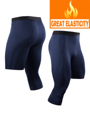 Men's Quick Dry High Stretch Base Layer Leggings for Sports Gym Running