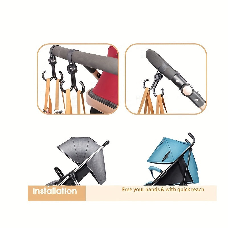 Adjustable Stroller Accessories Traveling Hanging Pushchair Hanger