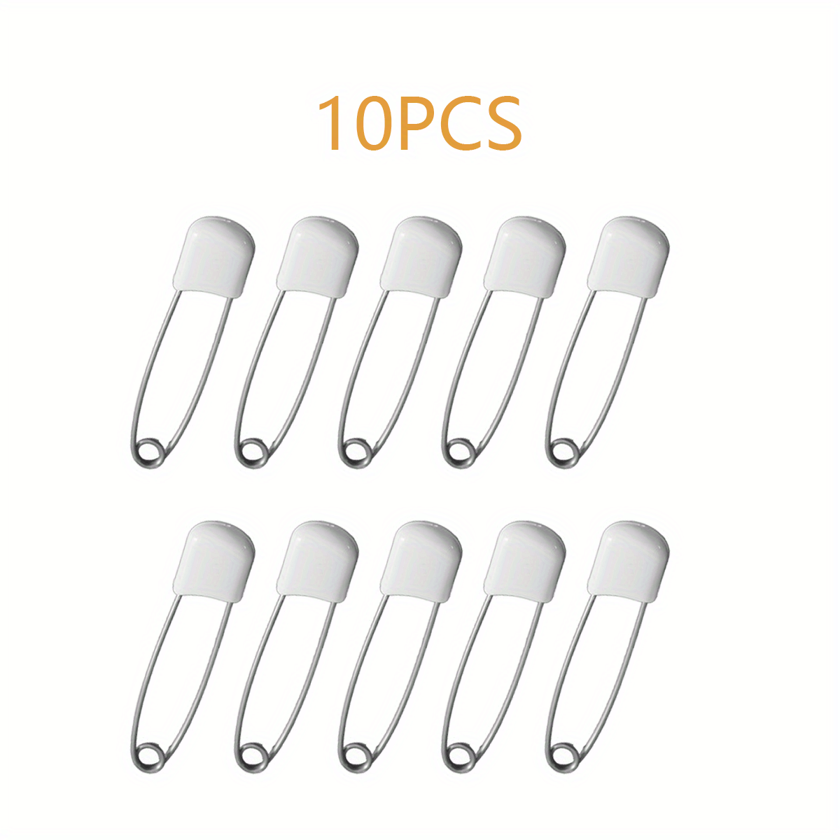 50pcs Heavy Duty Stainless Steel Diaper Pins for Cloth Diapers