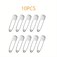 50pcs Heavy Duty Stainless Steel Diaper Pins for Cloth Diapers