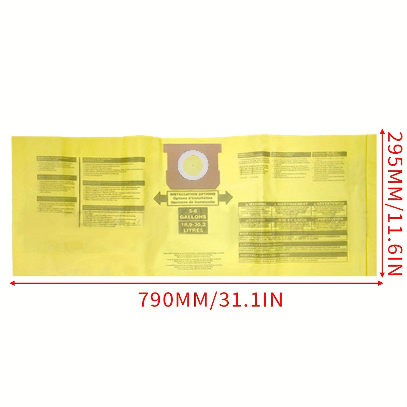 1pc Efficient Filter Bag Vacuum Cleaner Accessories Double Layer Collection Bag