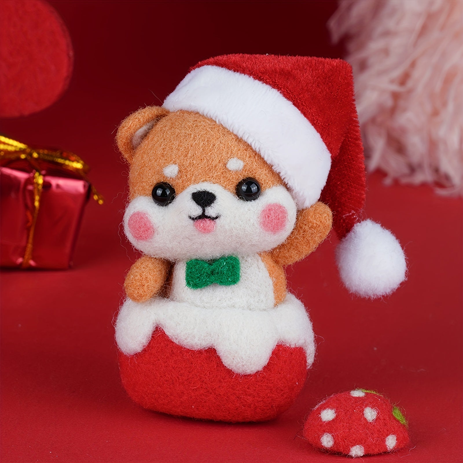 Needle Felting Kit For Beginners DIY Material Package Pendant Gift