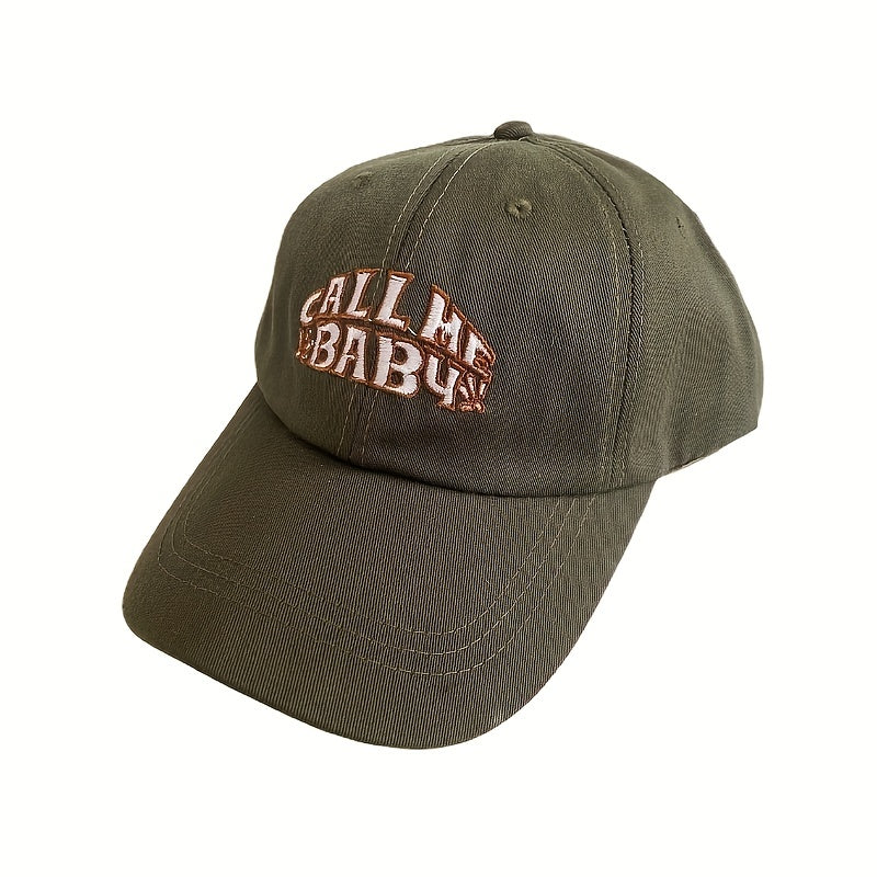 Baseball Cap Summer Sunshade Sun Hat Letter Embroidery Peaked Cap Men