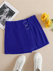 Ring Linked Skorts High Waist Comfy Shorts