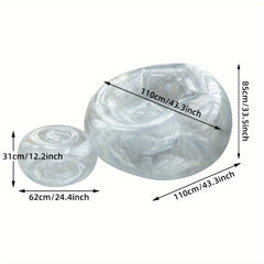 Portable Transparent Outdoor Inflatable Sofa for Camping & Beach