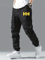 Hip Pop Style Cargo Pants Men's Flap Pocket Trousers