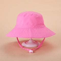 Toddler Baby Bucket Hat Adjustable Fisherman Hat Summer Wide Brim Beach