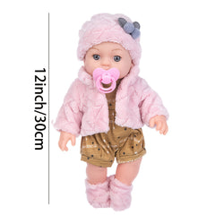 12in Reborn Doll Baby Set with Accessories - Party Games Christmas Gift