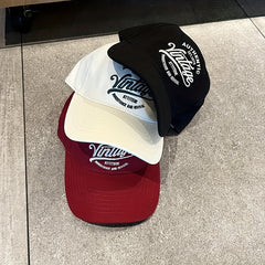 Vintage Letter Embroidery Baseball Cap Hip Hop Sun Hat Adjustable