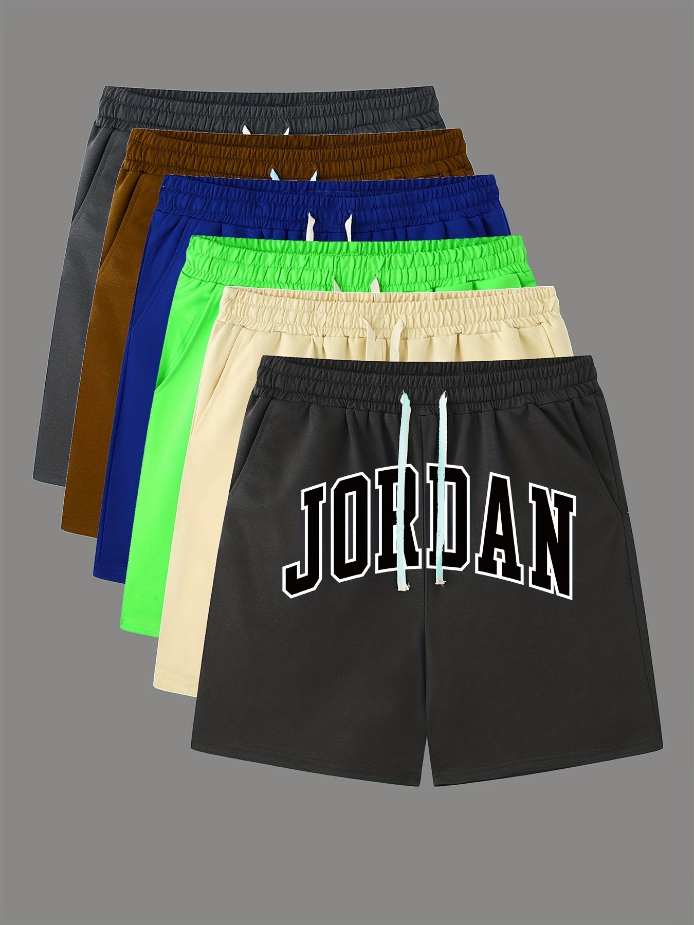 Comfy Elastic Waist Drawstring Shorts For Summer