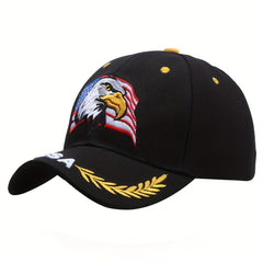 Eagle Embroidery Baseball Cap Sun Protection Sports Cap